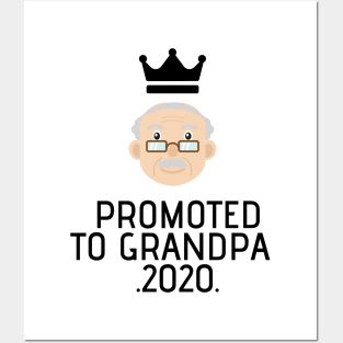 PROMOTED TO GRANDPA 2020 Posters and Art